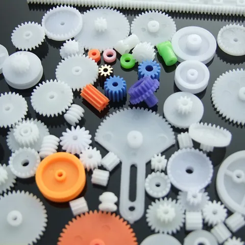 78pcs Hobby Axles Tires Package RC Airplane Scientific Experiment Robot Toy Model Small DIY Car Gear Set Wheels Children Gift title=