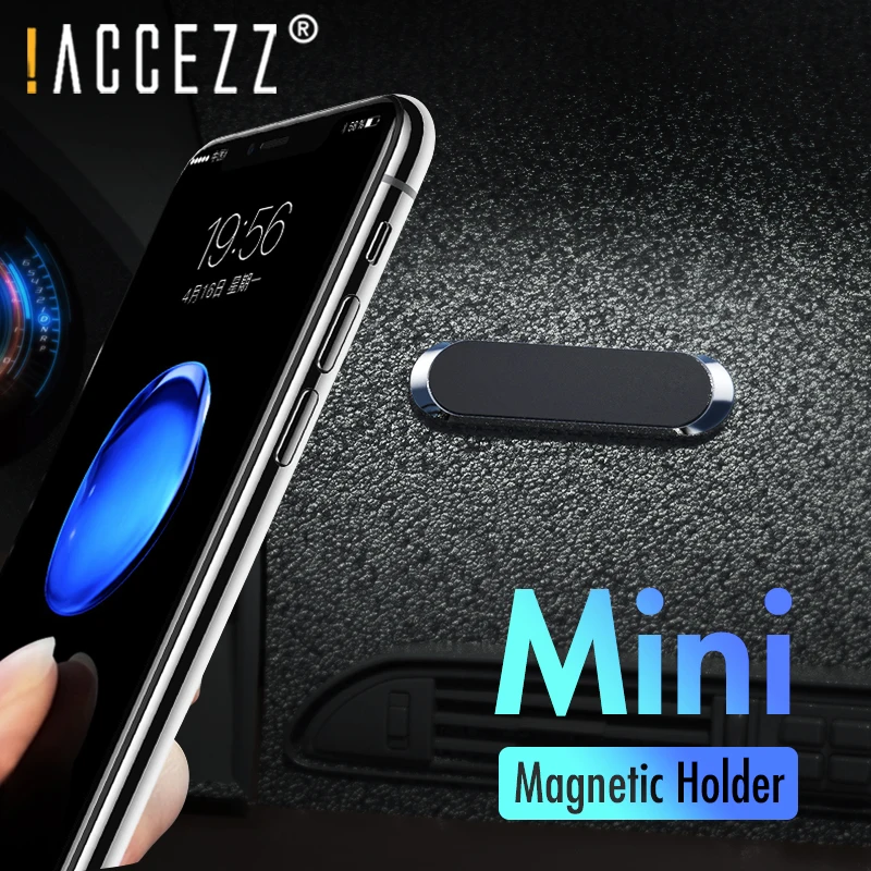 ACCEZZ магнитный автомобильный держатель для телефона для iphone 7Plus X samsung huawei Xiaomi металлический магнит для мобильного телефона Автомобильный держатель стент gps кронштейн