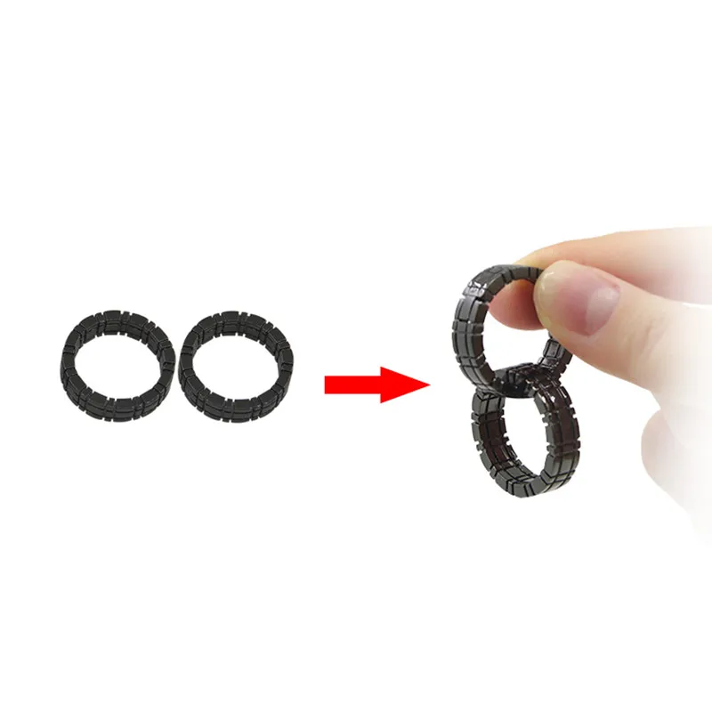 1set Himber Ring Gold Black color can choose Magic Tricks Ring Close Up Magic Props