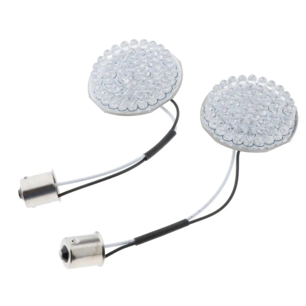 2ピース 個bullet Front Led Lights Luminan Model High Panelに適用harley Sials Turn 格安販売中 Front