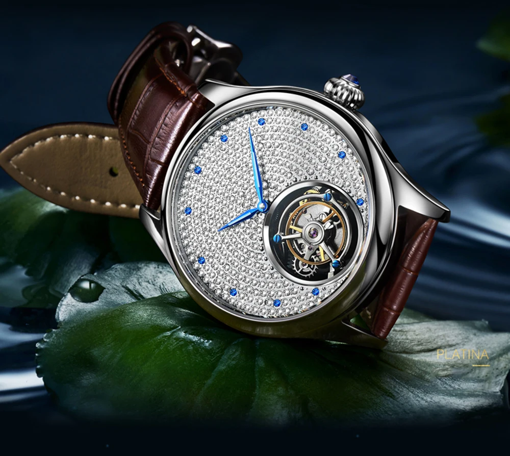 GUANQIN часы,, Tourbillon, механический Сапфир, мужские часы, стразы, мужские часы, лучший бренд, роскошные часы