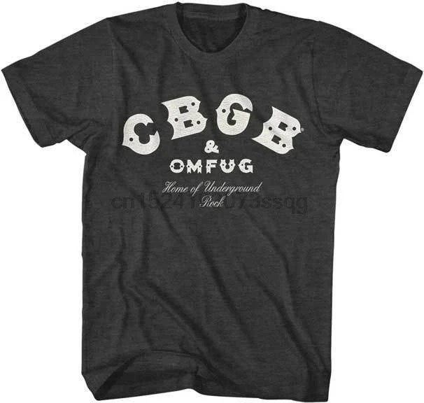 CBGB OMFUG домашняя подземная рок-футболка с логотипом для взрослых |