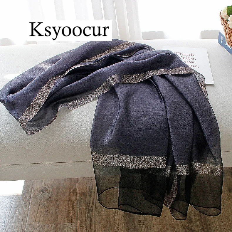 Flash Deals sDaAp Size 200*70cm 2020 New Silk Scarves Beach Towel Scarf Female Four Seasons Shawls and Scarves Women Scarf Brand Ksyoocur E03