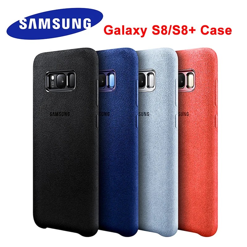 

Original Samsung Galaxy S8 S8 Plus Suede Leather Case Anti-Fingerprint Finish Back Protective Cover For Galaxy S8Plus S8+ case