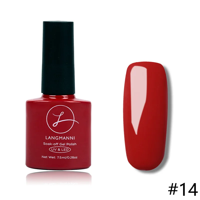 Nusx Gel Nail Polish Pure Color Semi Permanent Base Top Need UV LED Lamp Varnish Paint 5