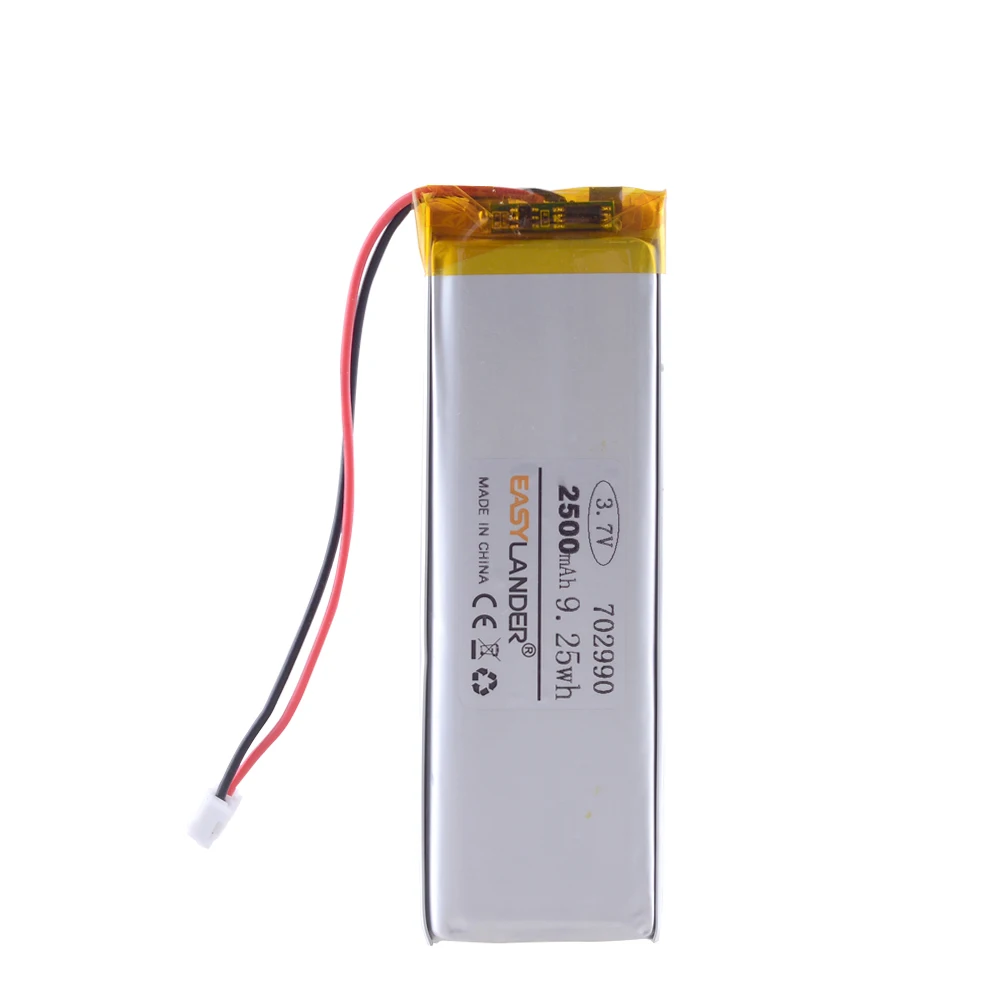 Recarregável Li-polímero Bateria para Gps Bluetooth Alto-falante Faça Você Mesmo Pad Power Bank Tablet pc Navegação 703090 702990 3.7v 2500mah - Image 3
