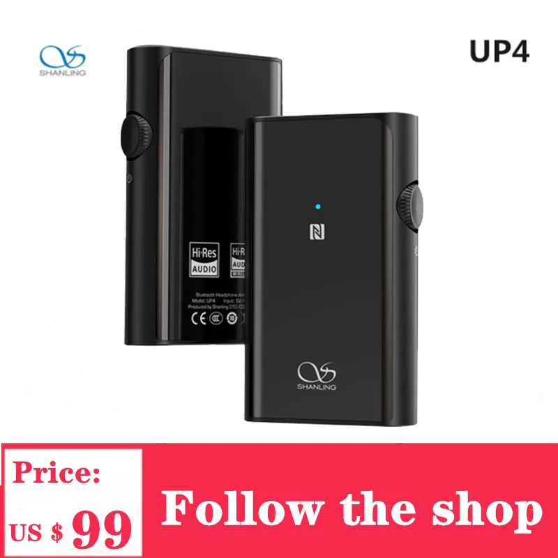 Портативный Hi Fi Цифровой усилитель звука Shanling UP4 Встроенный приемник LDAC для