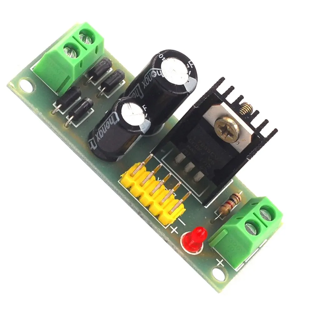 L7805 LM7805 трехклеммный Регулятор модуль 5 в Регулируемый Модуль питания 5 в модуль регулятора напряжения