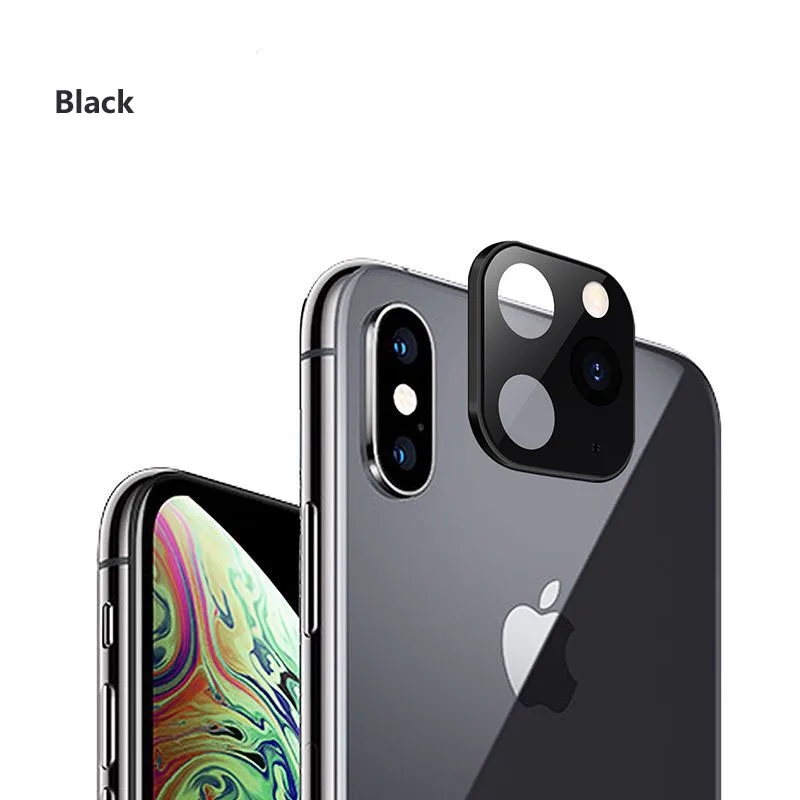 Tempered Glass Seconds Change For iPhone 11 Pro Camera Lens Cover X XS MAX Titanium Alloy Case Back |