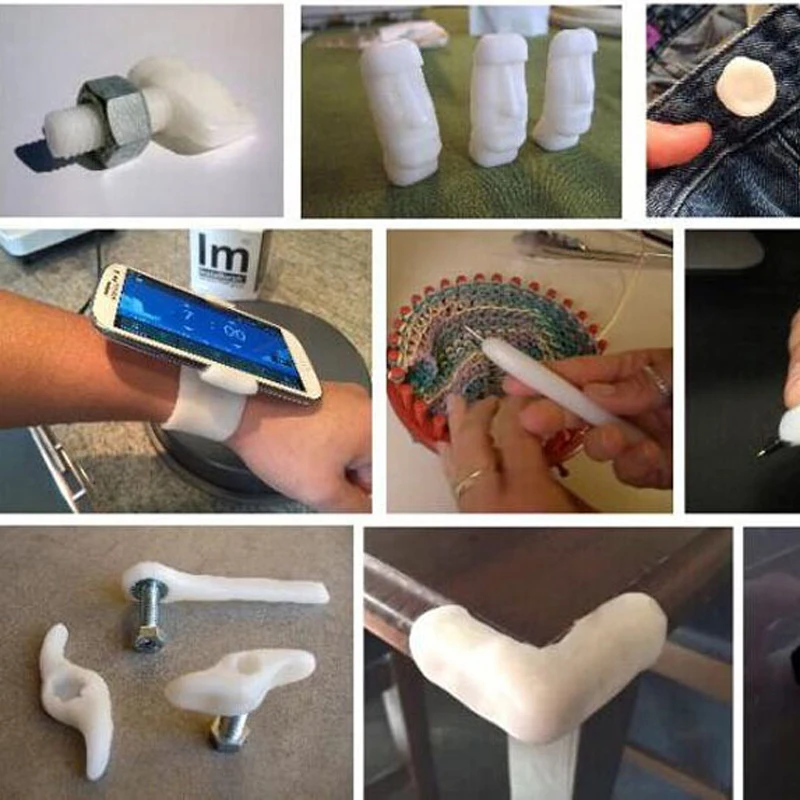 DIY Handcrafts Repair Eco Friendly Plasticine Thermoplastic Polycaprolactone Polymorph Pellet Crystal Repair Clay Do Any Shape