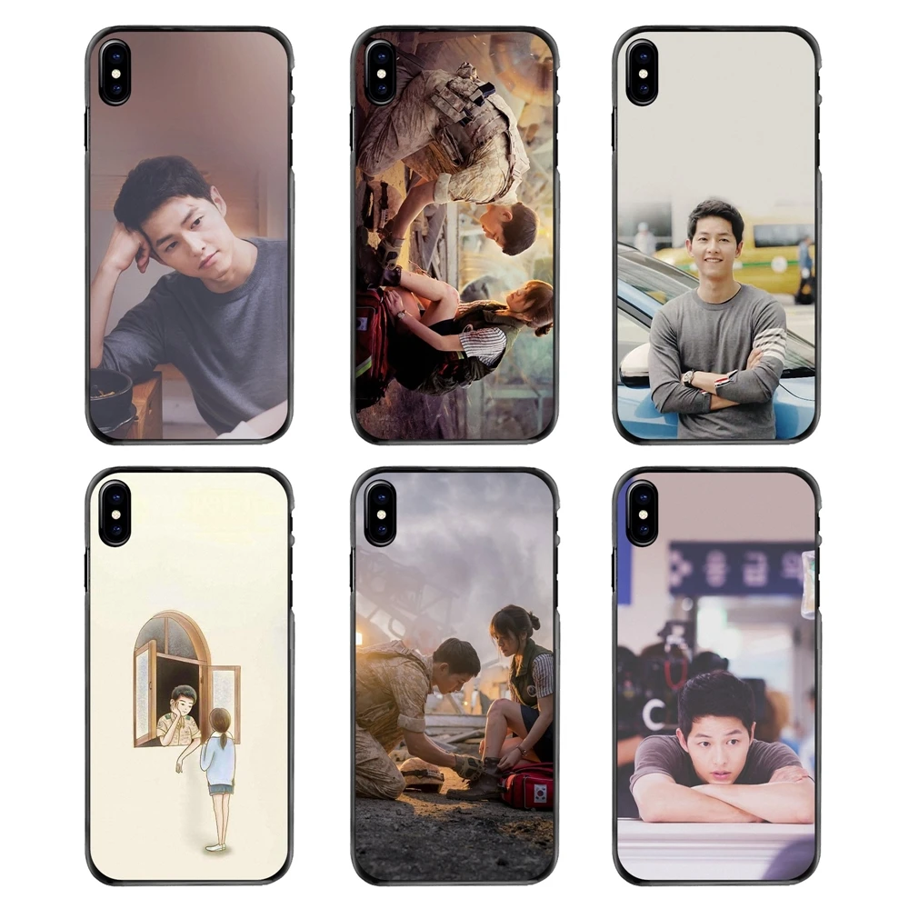 Covers Korean kdrama Yoo Si Jin descendants of the sun For Samsung Galaxy Note 2 3 4 5 S2 S3 S4 S5 MINI S6 S7 edge S9 S8 Plus |