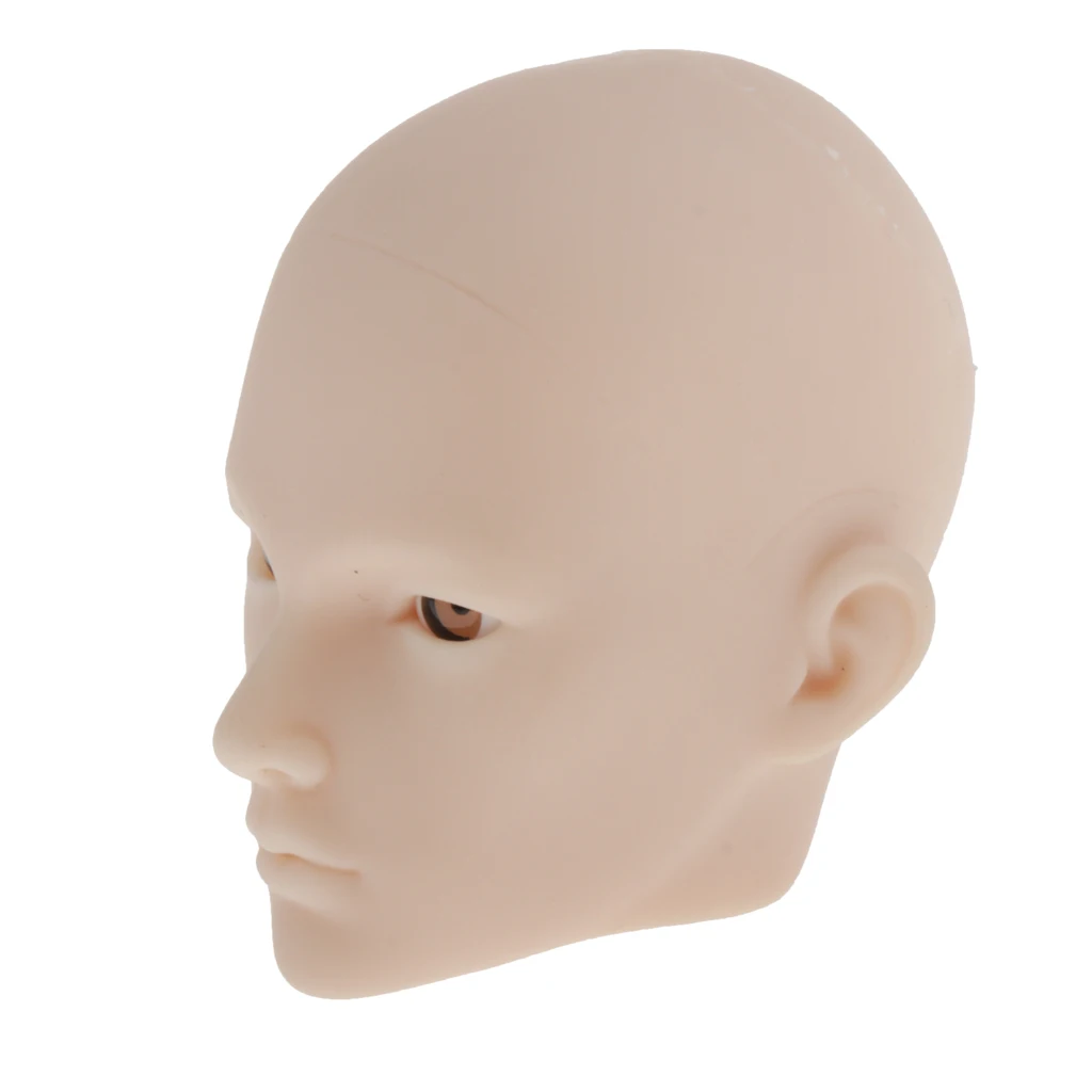 1/6 Vinyl Head Sculpt Makeup Practice Training Doll for 12