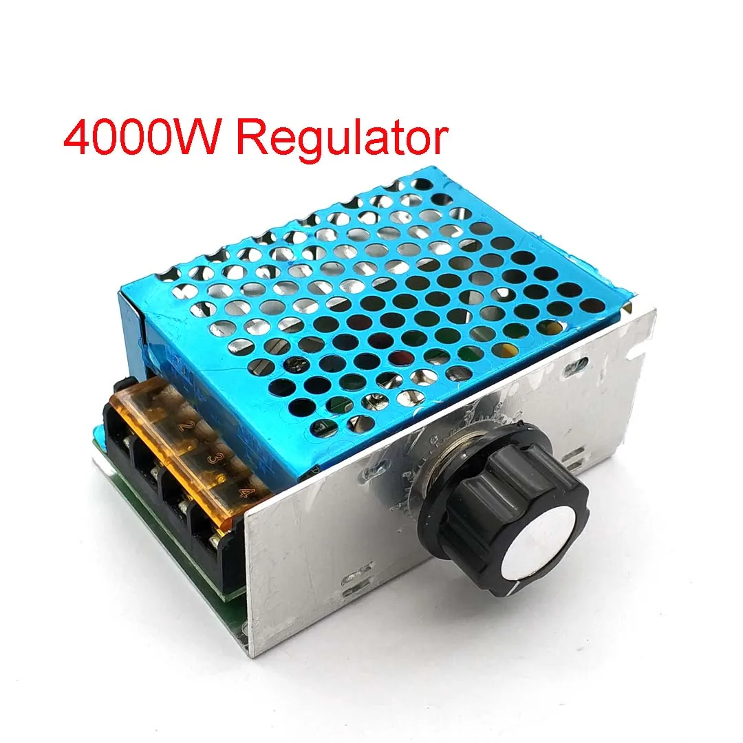 

4000W 220V AC SCR Voltage Regulator Dimmer Electric Motor Speed Controller NEW