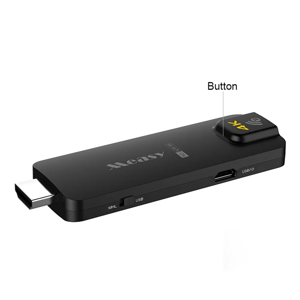 MEASY A2W 4K tv Dongle двухдиапазонный ТВ приемник 2,4G 5G WiFi Miracast Airplay EZCast DLNA tv Stick для Android4.2 IOS6.0 Windows