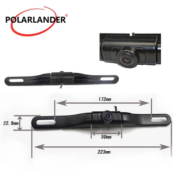 

170 Degree Angle Night Vision Car License Plate Camera Car Rear View Camera With IR LED Lights Parking Assistance