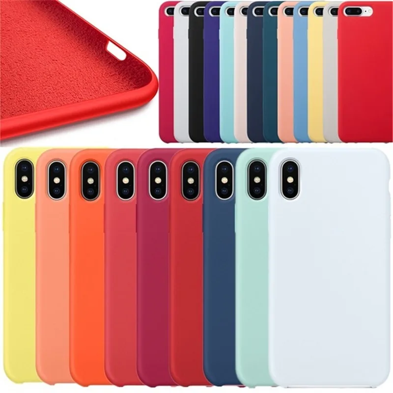 Официальный силиконовый чехол для iPhone 5 SE 6s 7 8 Plus, жидкий чехол с логотипом для Apple iPhone XS Max XR 11pro MAX, чехол с логотипом