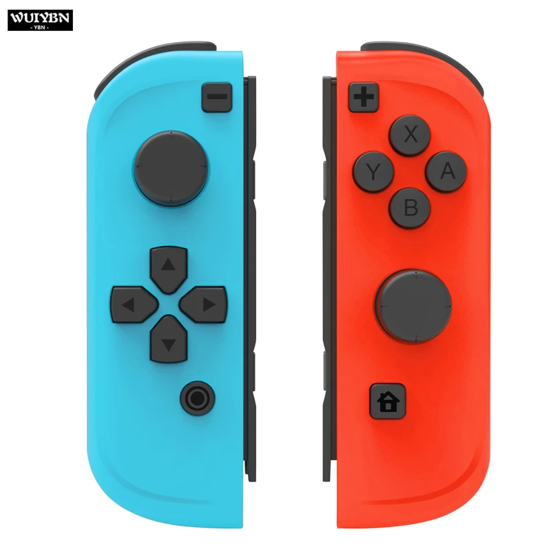 WUIYBN JoyCon контроллер беспроводной NS Bluetooth геймпад джойстик для nintendo переключатель игровой автомат левая и правая ручка сцепление с телом - Цвет: Red and blue