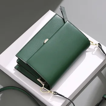 

Minority design bag crossbody leather women's bag new versatile small square bag