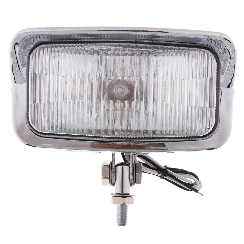 1 Pcs Universal Motorcycle 6.5' Vintage Retro Square Headlight Front Headlamp For Harley Honda Yamaha Suzuki Kawasaki 2 Color