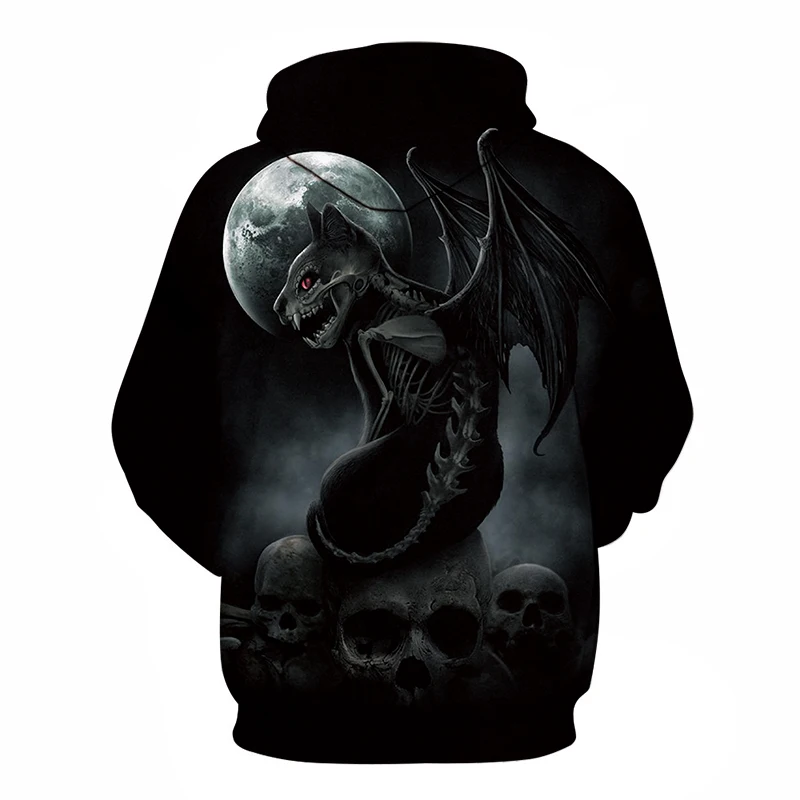 New to the horror movie role-playing doll Chucky Fashion men's hoodie 3D printed clown casual couple hooded sweatshirt pullover