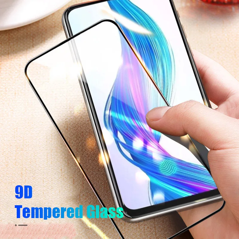 9D закаленное стекло для Realme C1 C2 Q полное покрытие объектива камеры Защитное X X2 Pro XT