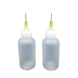 Bouteille d'alcool en plastique pour e liquide, 50ml, pour distributeur de pâte à souder, avec 11 aiguilles, nouveauté 2020 