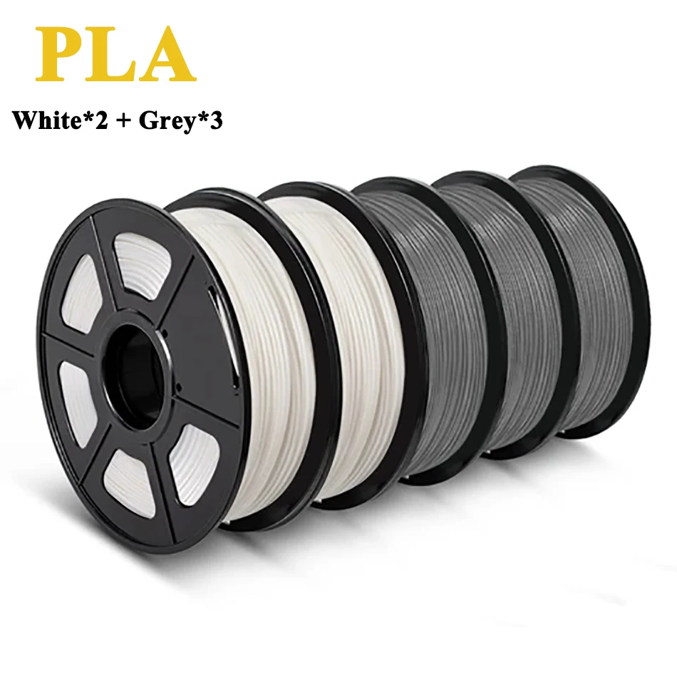 SUNLU PLA Filament 1.75mm 5 Rolls Of 3D Printer Filaments to PLA 3D Printing Materials 5pcs/set 3d Filament PLA PLUS bulk pla filament 3D Printing Materials