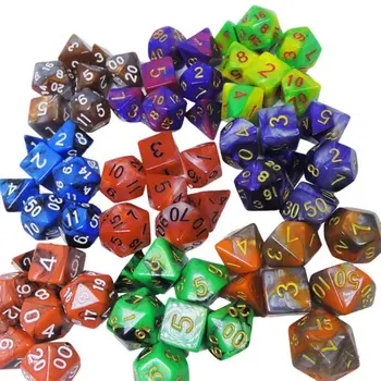 

DIY Crystal Epoxy Mold Dice Fillet Ring Digital Game Jewelry Silicone Mould F3MF
