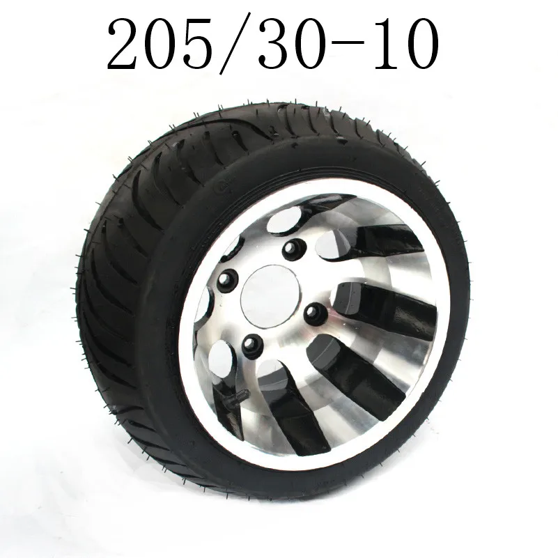 Высокопроизводительный картинг детская коляска ATV UTV 205/30-10 дюймов бескамерное колесо шины с ступица из алюминиевого сплава