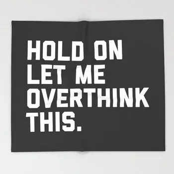 

Home Flannel Blankets for Beds Hold on Text Throw Blanket Office/Airplane/Travel Soft Blanket Bedding Bedspread