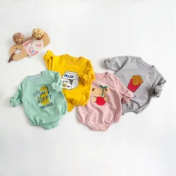 Barboteuse à manches longues pour bébé, combinaisons pour nouveau né, body pour enfants, vêtements 