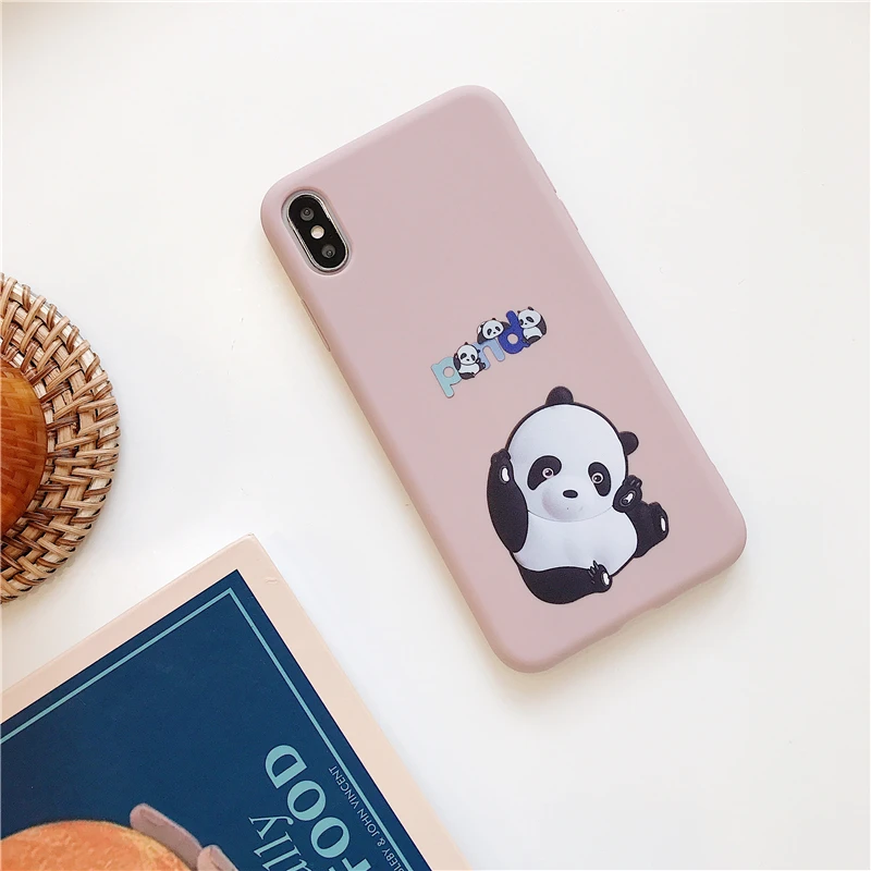 Dance Only Чехол-игрушка с милой пандой и медведем, мягкий чехол для huawei P20 P30 Lite P Smart Plus mate 20 Pro Nova 2S 3 3i 4 5 Honor 8X9X20 Play Coque - Цвет: Dance Only