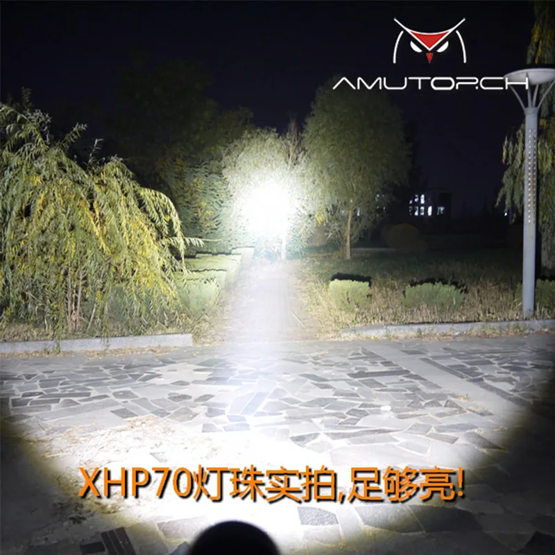Фонарик Amutorch JM70 CREE XHP70.2 4000LM 716 м дальний свет для охоты 26650|flashlight usb|led flashlight usbtactical |