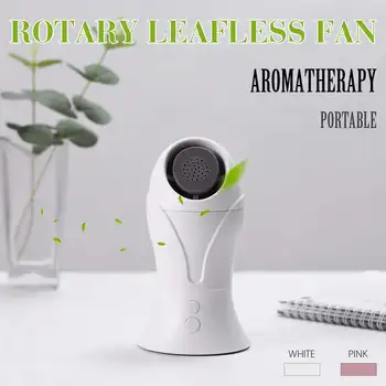 

Mini Cooling Fan Bladeless Desktop Fan Mist Humidifier Led Light Portable Air Conditioner Air Cooling Fan Aromatherapy Cooler