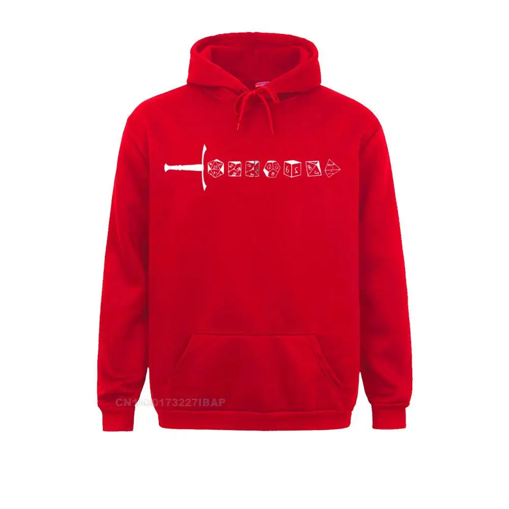 thumbnail image 1 of Sudadera con capucha y cremallera para adultos, juego de rol de fantasía, espada y dados poliédricos, 2021, 1 of 5