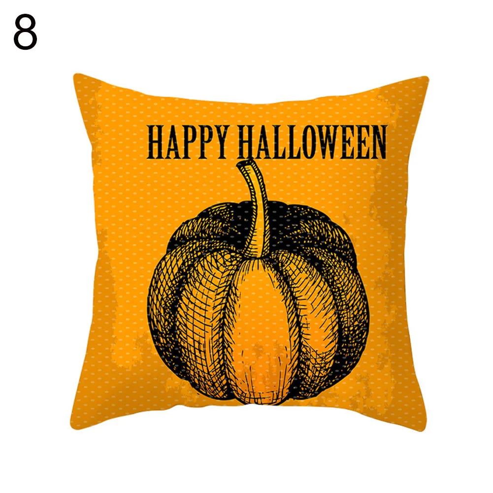Трюк или лечения/Тыква печати Тыква Happy Halloween паук летучая мышь подушки Корпус чехол для подушки Офис вечерние реквизит