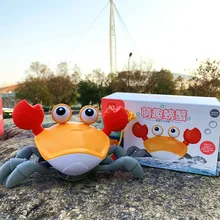 Jouet flottant en forme de crabe pour enfants, horloge classique, bain de sable, douche, plage, été, cadeaux pour garçons