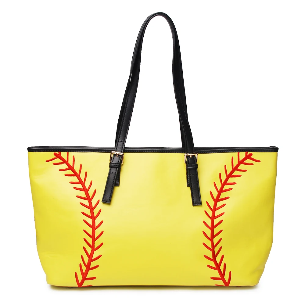 PU BASEBALL TOTE BAGS  (2)