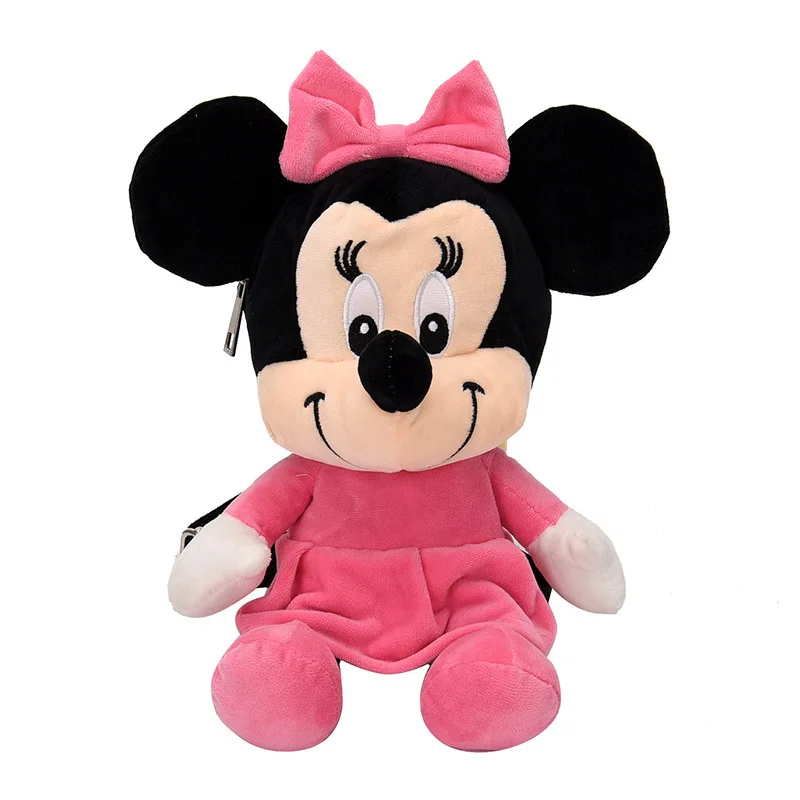 Disney плюшевая Сумка Микки Маус детская школьная сумка с принтом маленькая сумка женская Новая повседневная сумка через плечо круглая кукла сумка - Цвет: 2