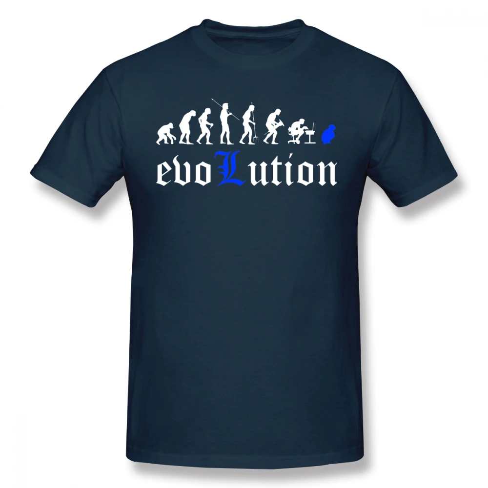 NavyBlue Футболка one yona Death Note, Футболка Death Note Evolution, уличная футболка XXX, забавная Мужская футболка с коротким рукавом, хлопок, футболка с принтом - Цвет: NavyBlue
