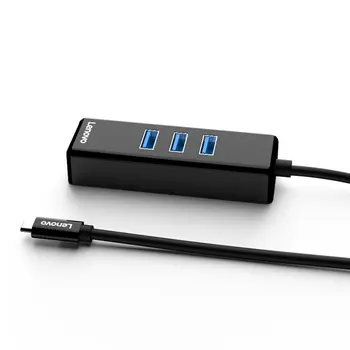 

Lenovo Usb Hub C625 Black Line 150Mm Lengthsmall And Portable Usb Hub Multiple Interfaces Lenovo Hub