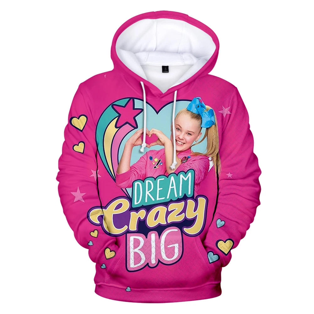 JOJO SIWA толстовки с 3D принтом для женщин/мужчин с длинным рукавом толстовки с капюшоном Лидер продаж Популярные уличные толстовки на заказ