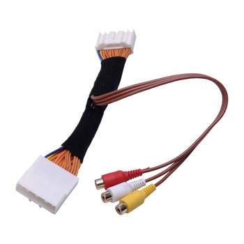 

beler Car AV Video Audio Cable 20cm Fit For Toyota Touch 2 And Entune OEM Monitors Head Units