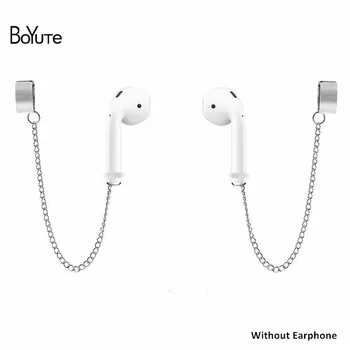 

BoYuTe New Arrive Earphone Anti-lost Ear Clip Chain Ear Cuff Titanium Steel Women Men Earrings Jewelry Accessories