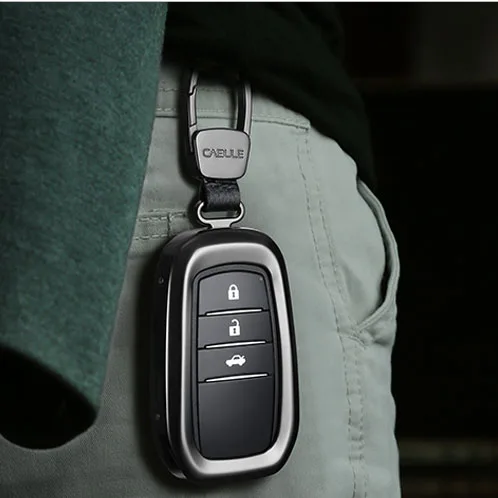 OEM Car Key Case Key Shell Holder Upgrade for Toyota Land Cruiser 200 FJ200 2008 2010 2011 2012 2013 2015 car key case