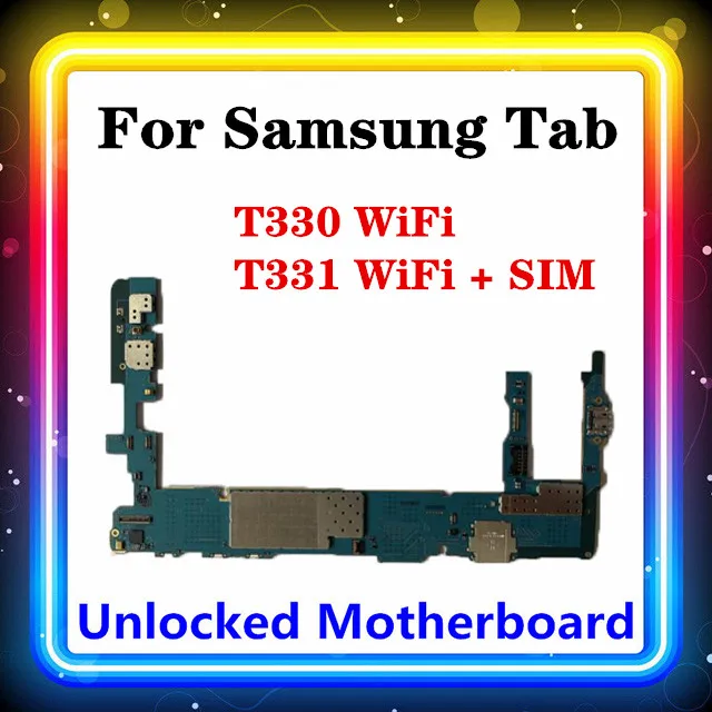 Для Samsung Galaxy Tab 4 T330 T331 T335 материнская плата Android установка с чипом WiFi WIFI SIM