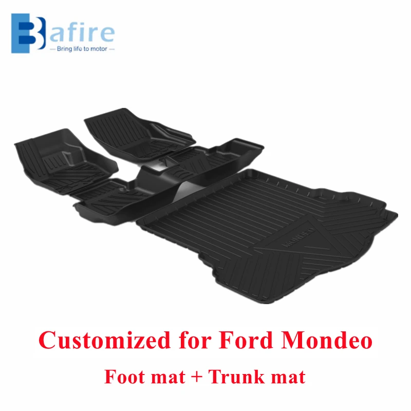 Водонепроницаемый Противоскользящий напольный коврик BAFIRE 3D для Ford Mondeo |