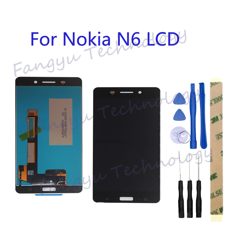 

5.5 inch For Nokia N6 LCD Display Touch Screen Digitizer Assembly Parts For Nokia N6 6 TA-1021 TA-1033 TA-1025 Screen lcd