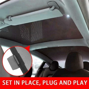 

Rear Top Roof Skylight Glass Sunshade Shield Cover Mesh For Tesla Model 3 Sun Shade Prevent Sunlight Summer Accessories