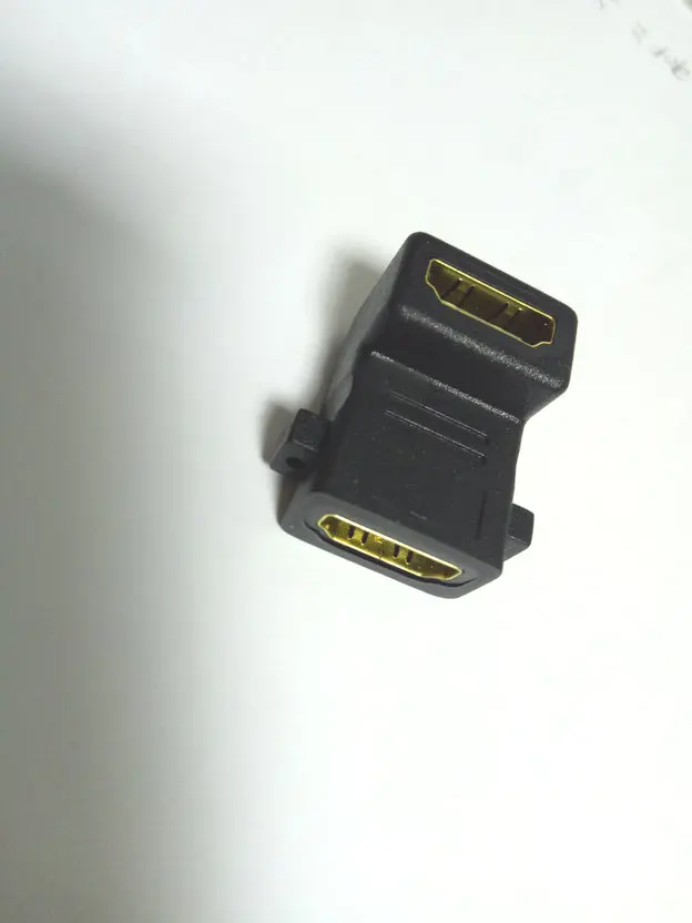 1000 шт. HDMI 90 градусов прямоугольный адаптер Женский на Женский